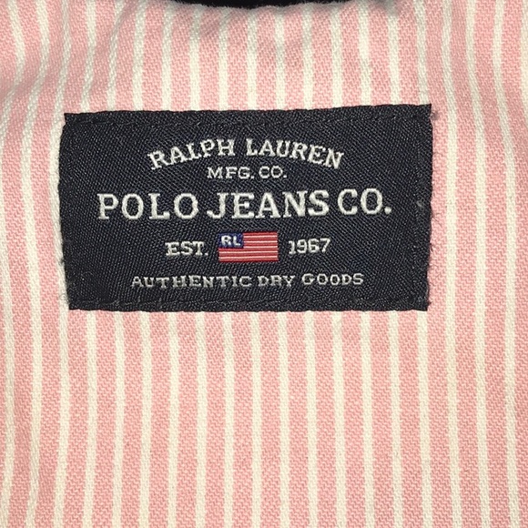 Vintage Polo Jeans Co. Pink Preppy Handbag - Picture 7 of 8